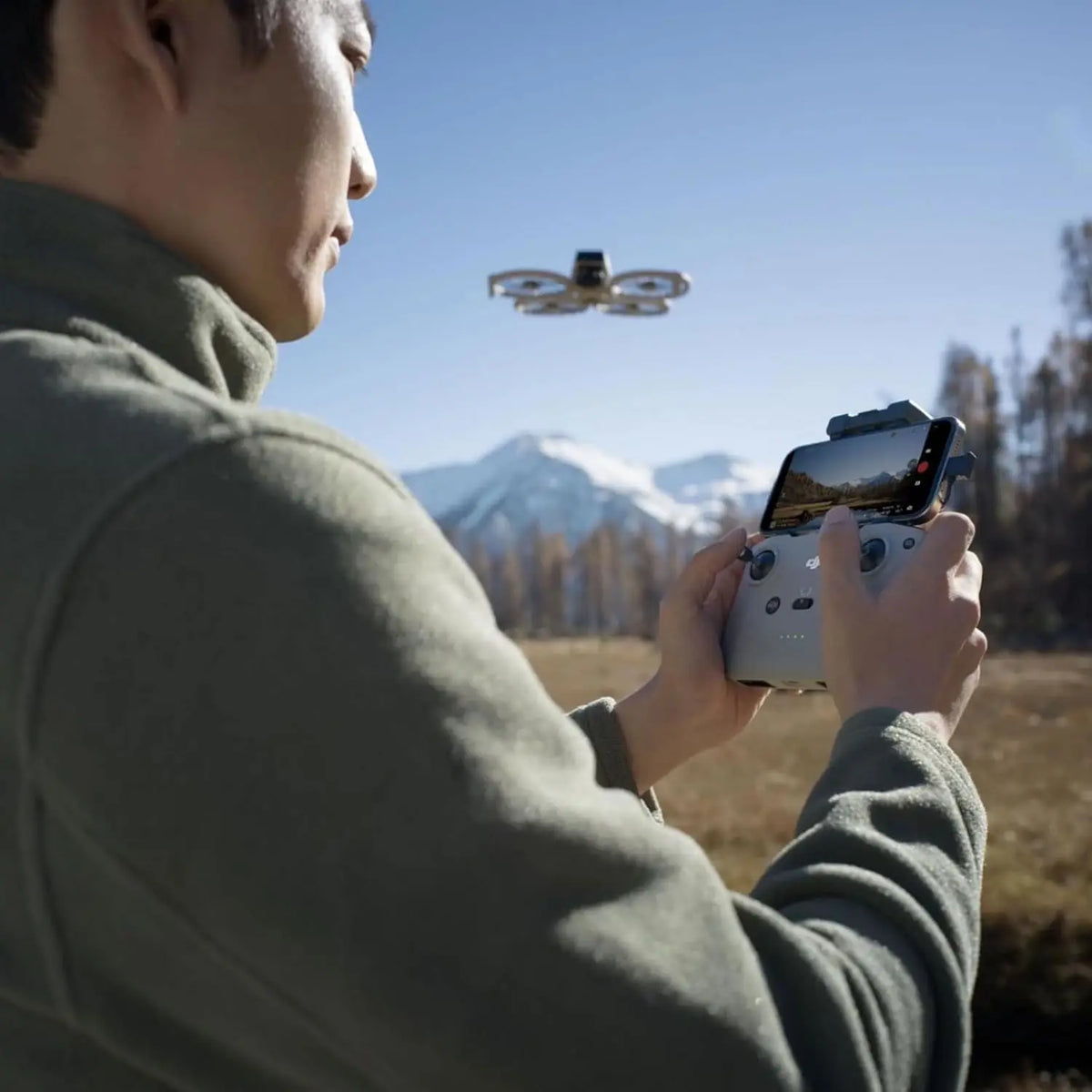 Open Box-DJI Flip (RC-N3), Drone With 4K UHD Camera for Adults, Under 249 g, 3-Axis Gimbal Stabilization, 44000ft/13km Video Transmission, Palm Takeoff, Auto Return, 31-Min Flight Time, Intelligent Flight