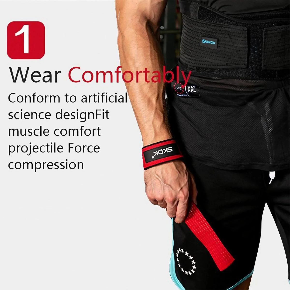 Heavy Duty Weightlifting Wrist Straps With Padded Support