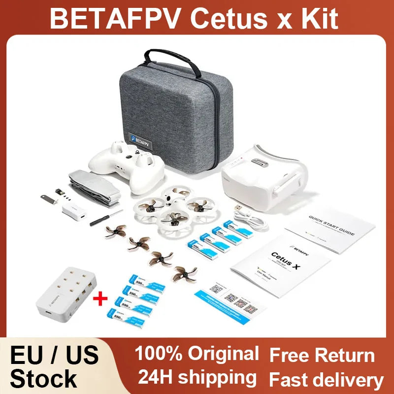 BETAFPV Cetus X FPV Kit Racing Drone 3 Radio Transmitter VR03 FPV Goggles C04 RC Quadcopter Mini Drone Toys as Gift
