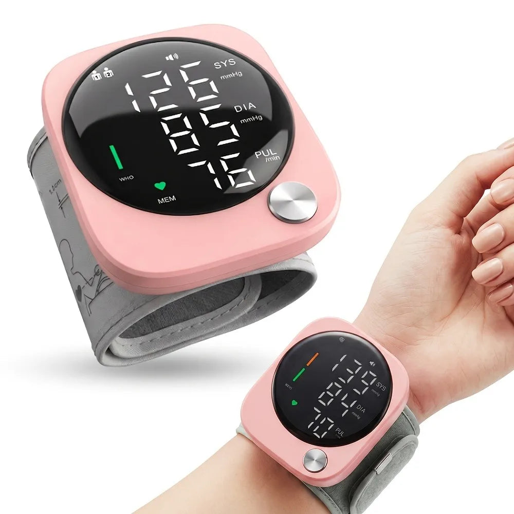 Jitesy Automatic Wrist Blood Pressure Monitor With Voice Broadcast