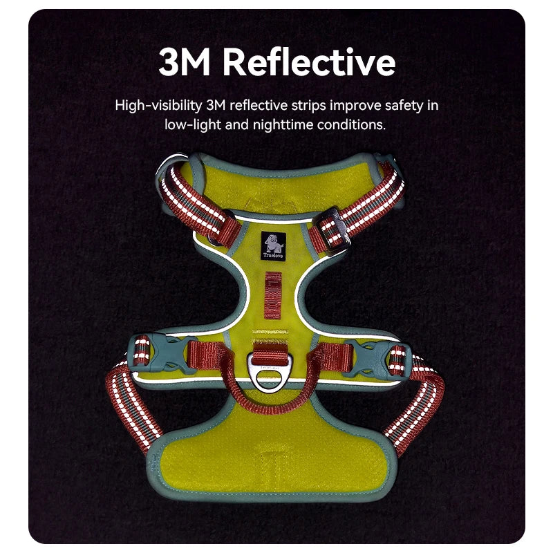 Truelove Reflective No Pull Dog Harness For Training And Walking