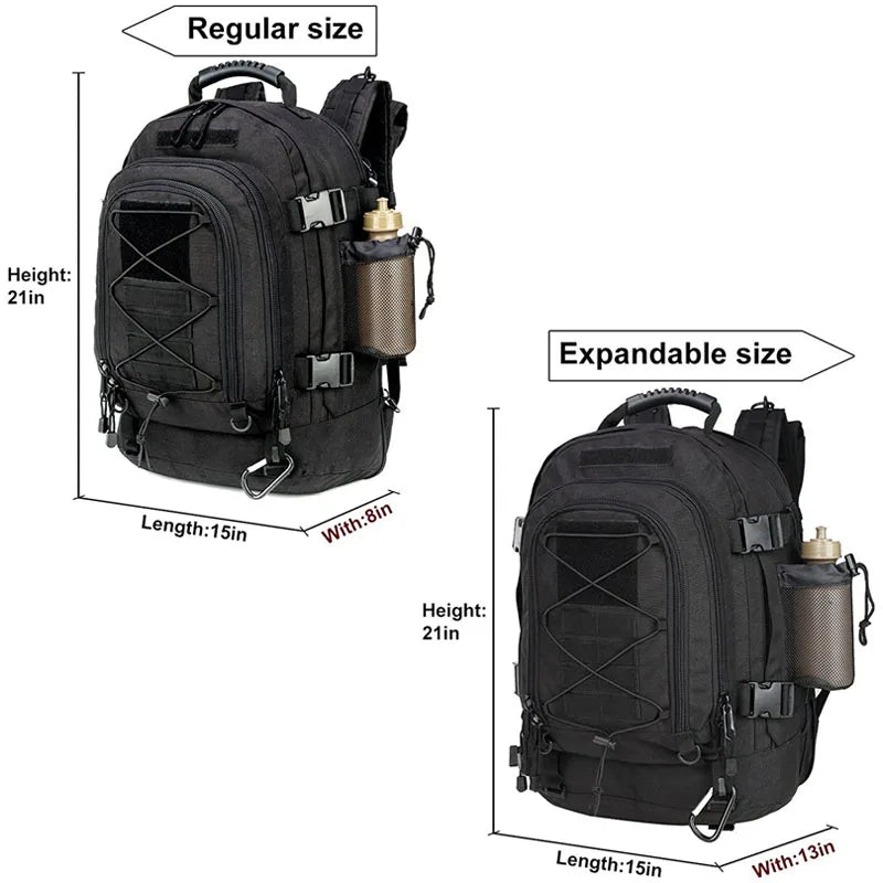 LQARMY Tactical Military Backpack For Outdoor Hiking And Travel