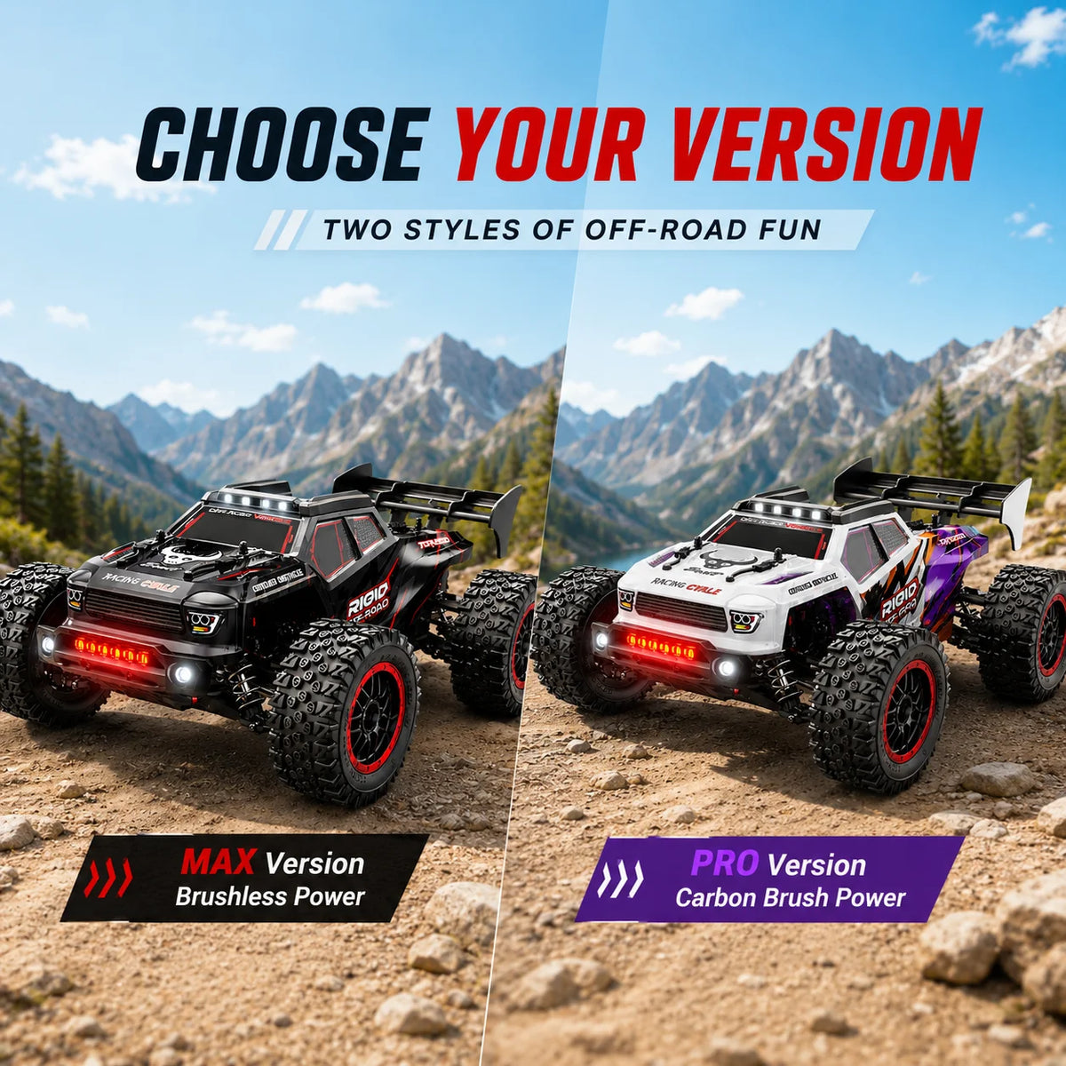 ZNLYRION Brushless RC Truck With Full Metal Gear Differential