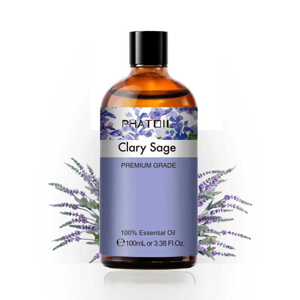 100ML Pure Natural Rose Essential Oils Humidifier Diffuser Lavender Vanilla Peppermint Geranium Cloves Basil Tea Tree Aroma Oil