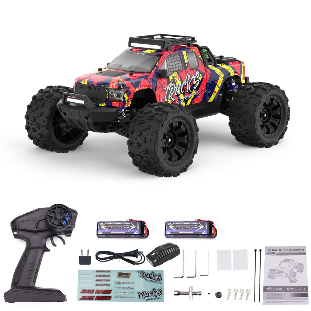 JIUSI Brushless 4WD Remote Control RC Truck For Adults
