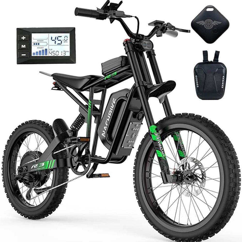 Nachbike R3 Electric Dirt Bike With Dual Hydraulic Brakes