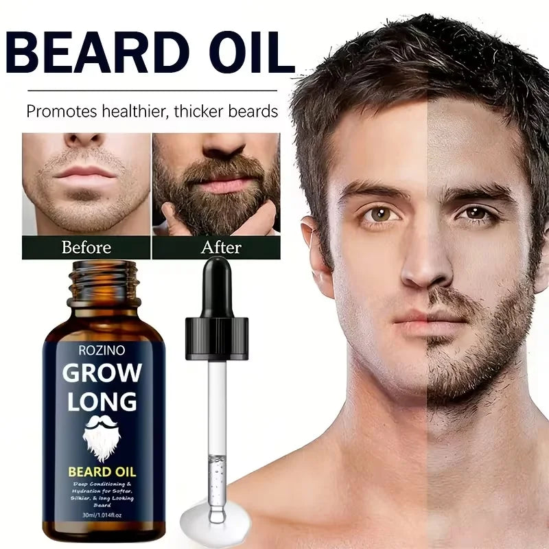 Rozino Natural Beard Oil Infused With Jojoba And Glycerin