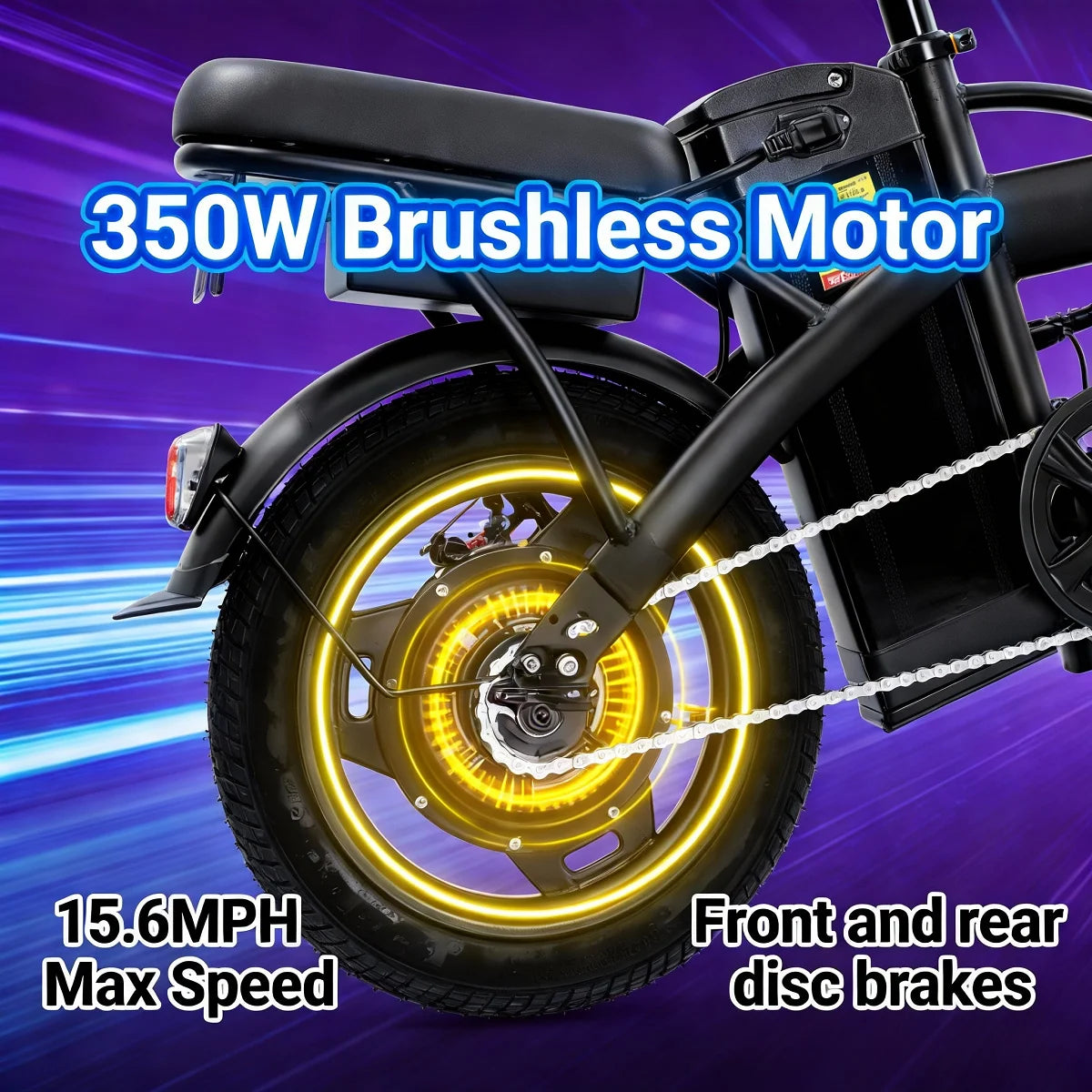 HEZZO T5 Folding Electric Bike With 750W Peak Motor