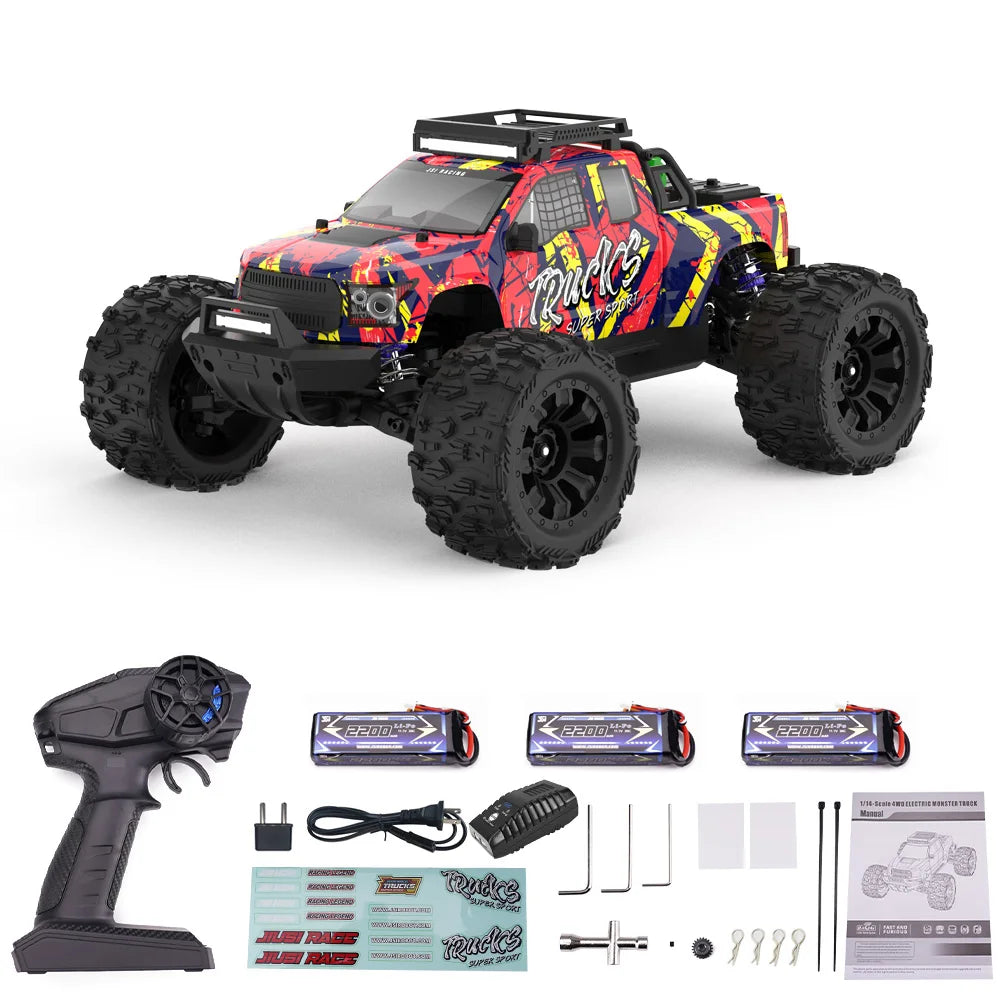 JIUSI Brushless 4WD Remote Control RC Truck For Adults