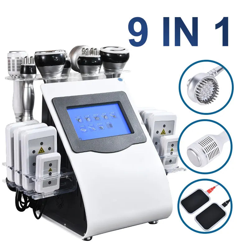 Amilibeauty 9 In 1 Cavitation Vacuum Slimming Massage Machine