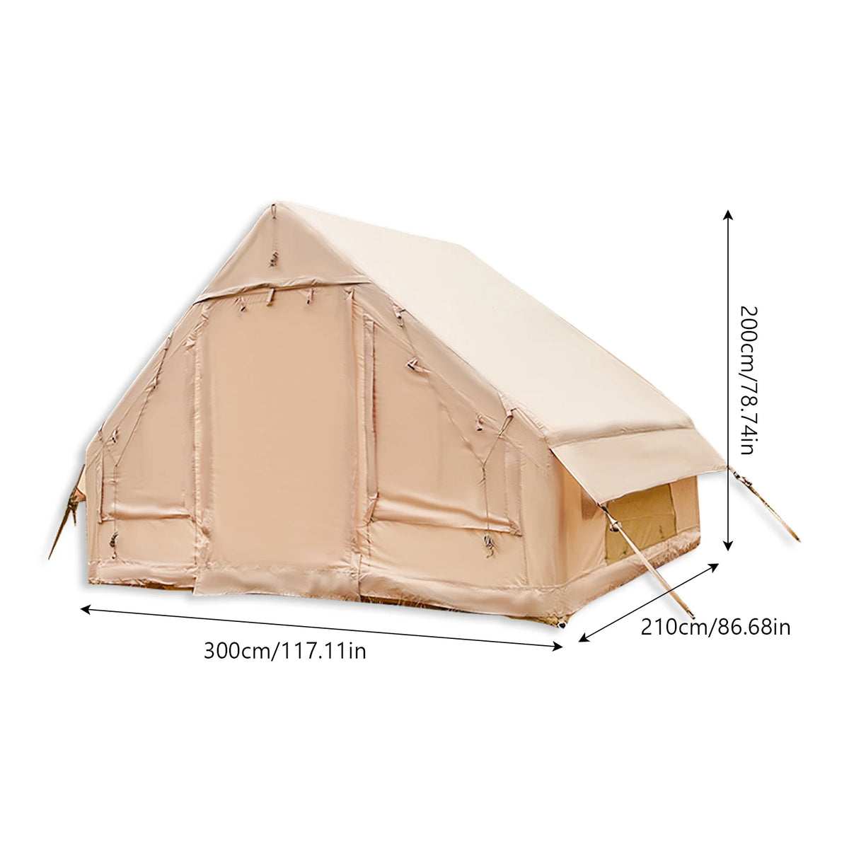 Pakicetus Waterproof Inflatable Camping Tent For Outdoors