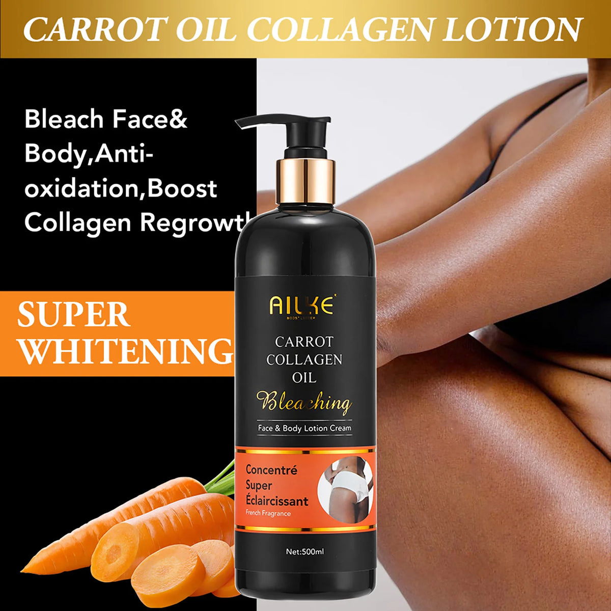 AILKE Collagen Women Skin Care Set For Whitening And Moisturizing