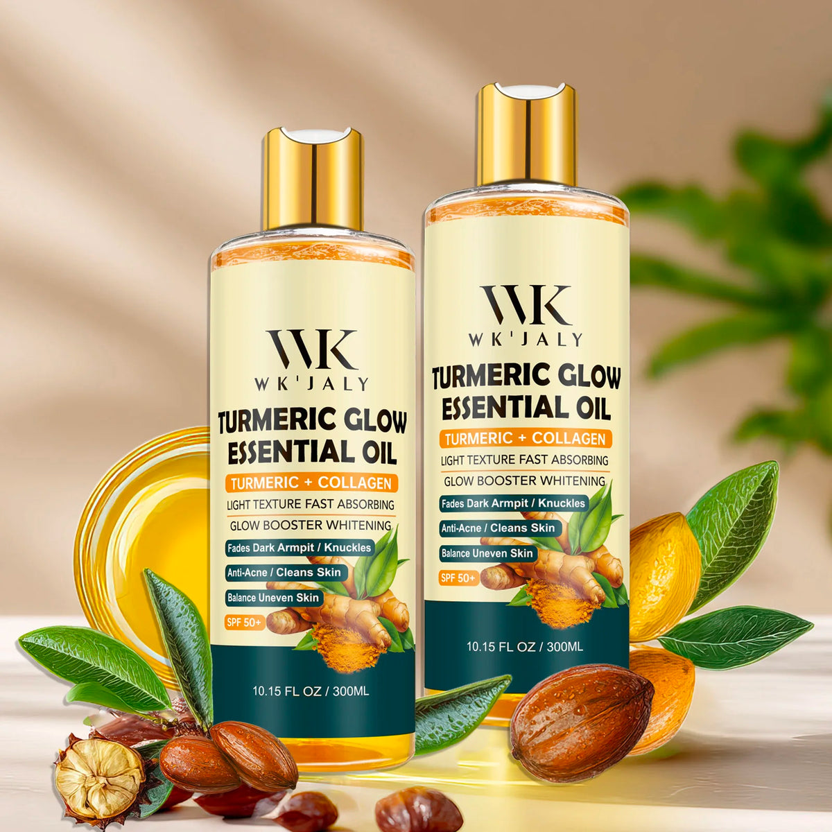 WK Jalys Turmeric Brightening Body Oil Removes Dark Spots