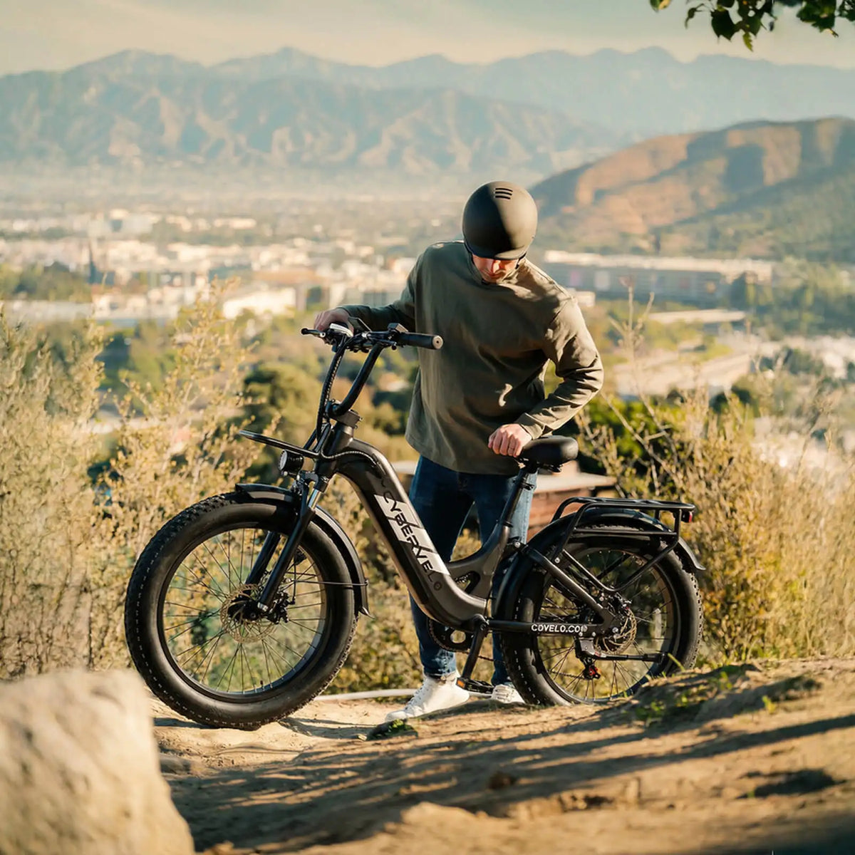 Step Through Off Road Electric Bike With Fat Tires