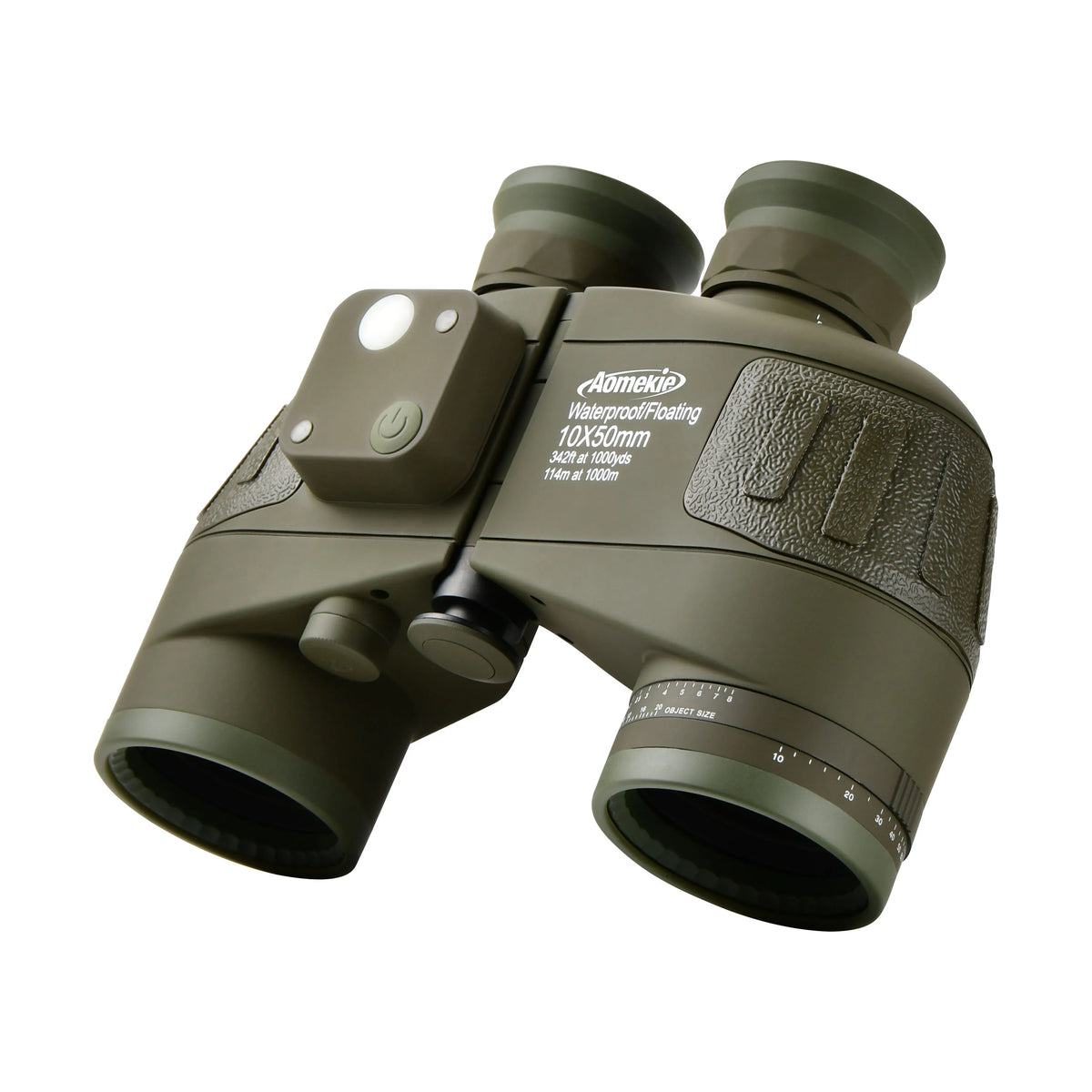 Marine Binoculars With Rangefinder Compass And Waterproof BAK4 Prism