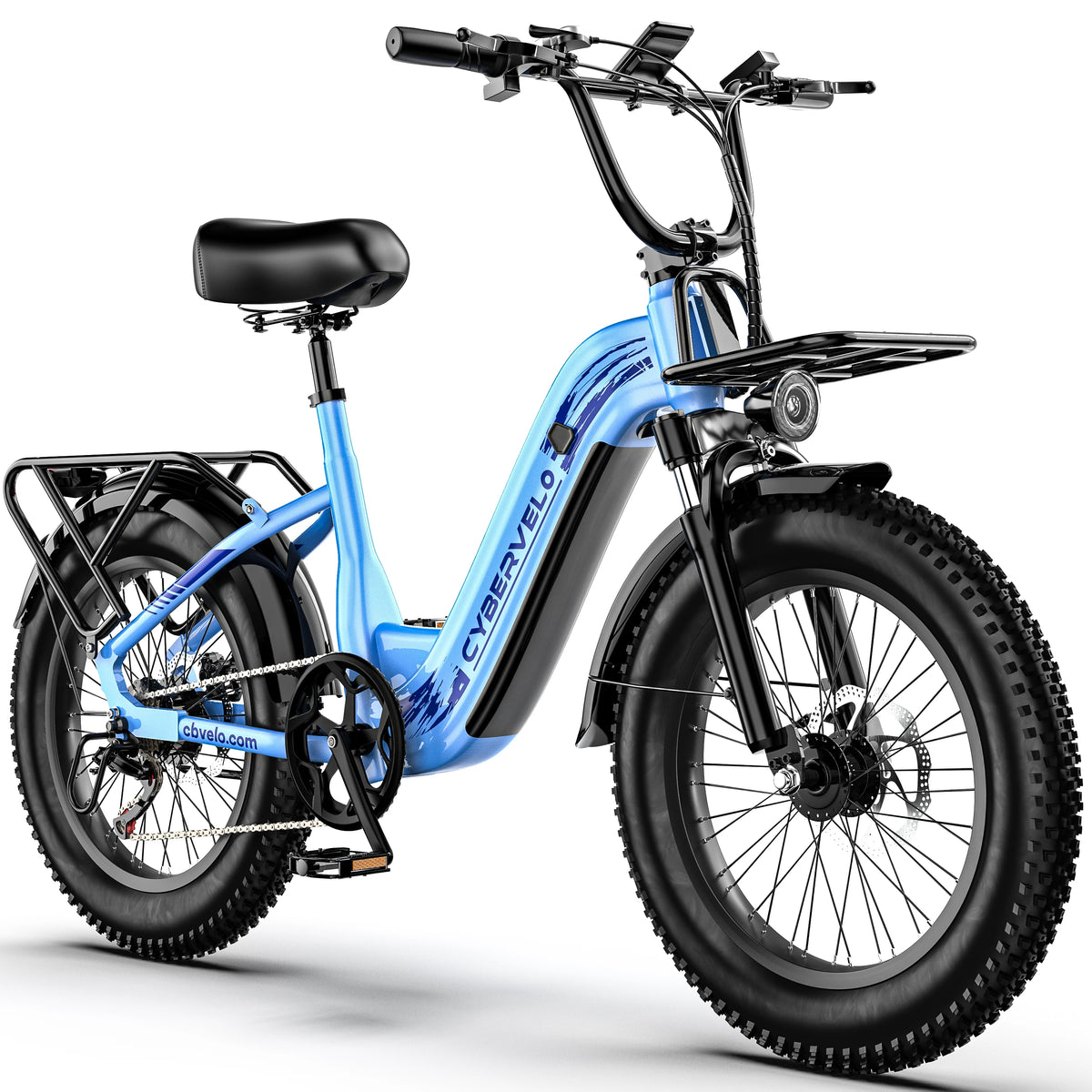 Step Through Off Road Electric Bike With Fat Tires