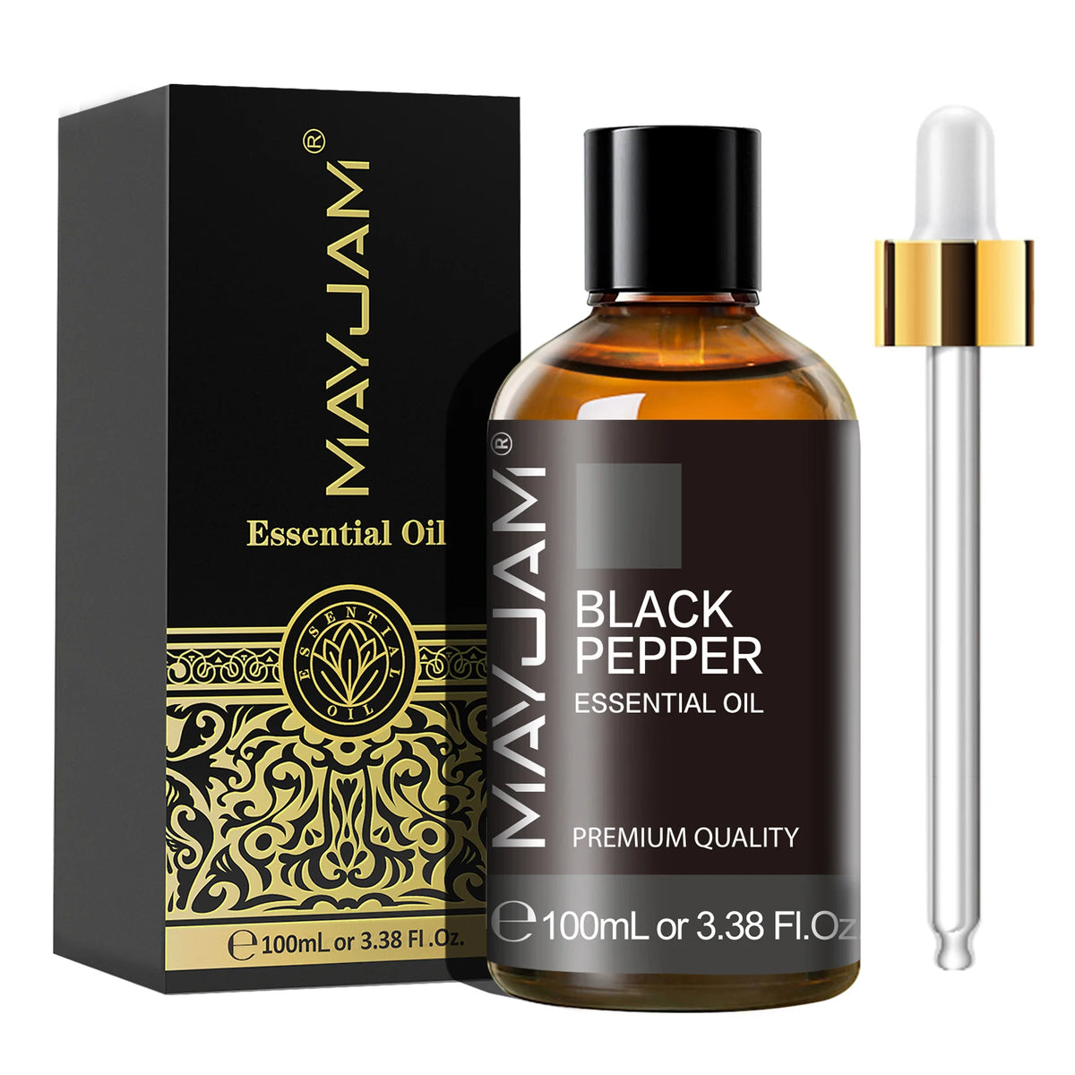 MAYJAM 100ML Natural Essentials Oils for Aromatherapy, Making Fragrance Soap and Candle, Massage and Skin Care & Hair Care-3.38 Fl Oz Pure Lavender Sandalwood Citronella Helichrysum Lemon Eucalyptus Oregano Spearmint Sweet Or