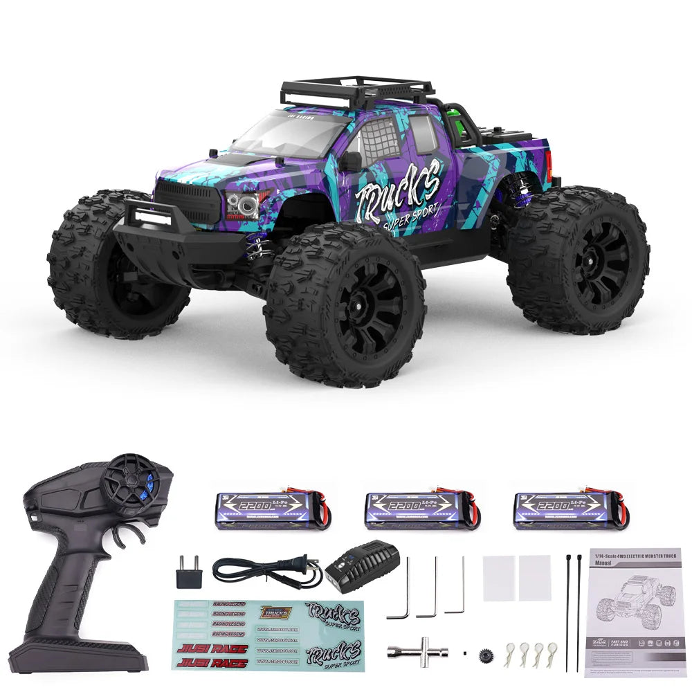JIUSI Brushless 4WD Remote Control RC Truck For Adults