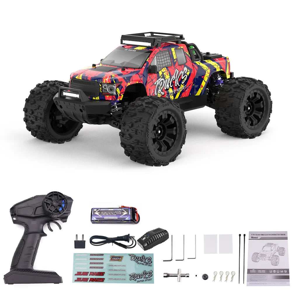 JIUSI Brushless 4WD Remote Control RC Truck For Adults