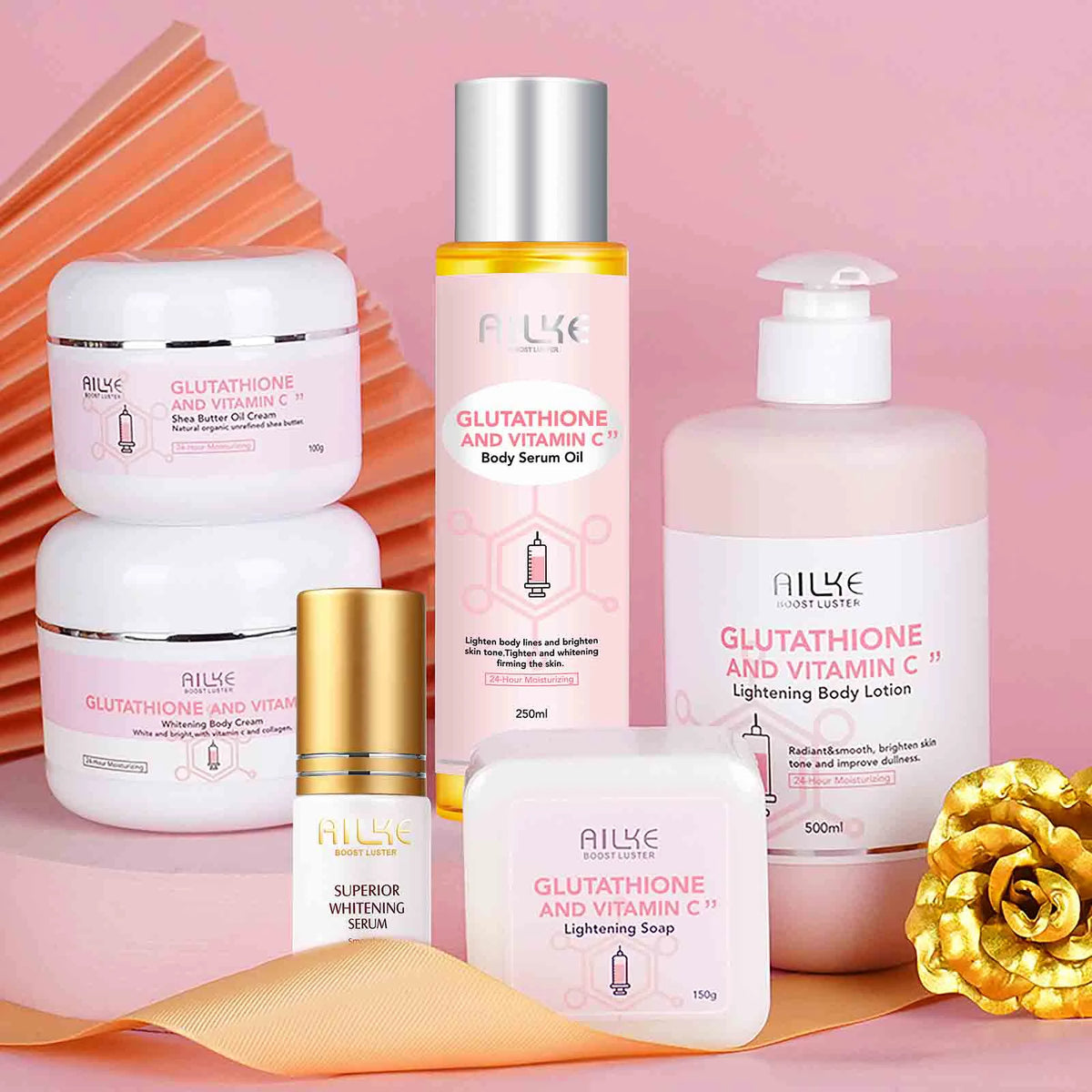 AILKE Whitening Moisturizing Body Cream For Smooth Glowing Skin