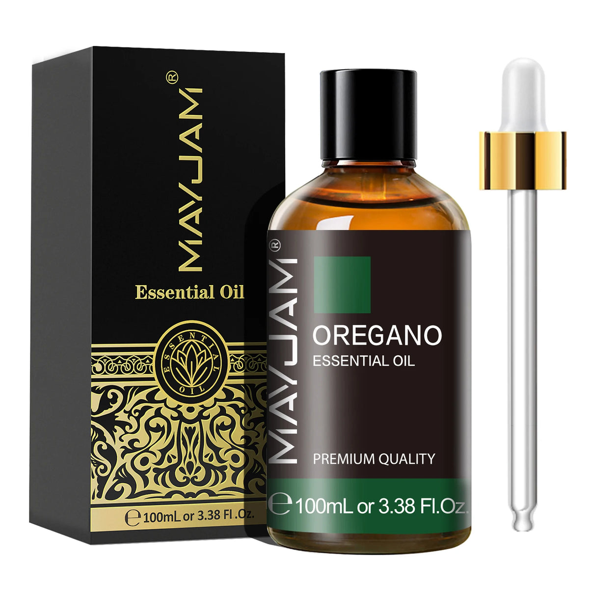MAYJAM 100ML Natural Essentials Oils for Aromatherapy, Making Fragrance Soap and Candle, Massage and Skin Care & Hair Care-3.38 Fl Oz Pure Lavender Sandalwood Citronella Helichrysum Lemon Eucalyptus Oregano Spearmint Sweet Or